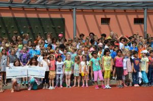 Spendenübergabe Grundschule Langensteinbach